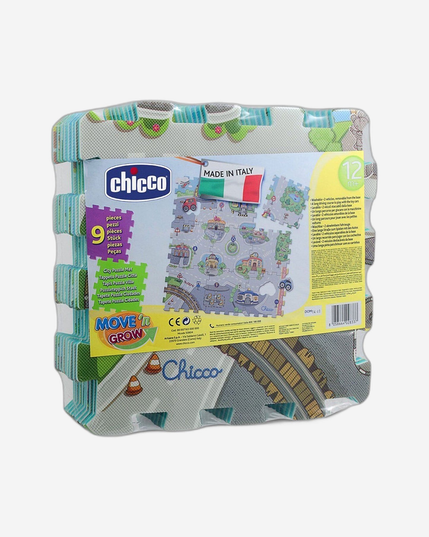 CHICCO TOY PUZZLE MAT CITY 9PCS