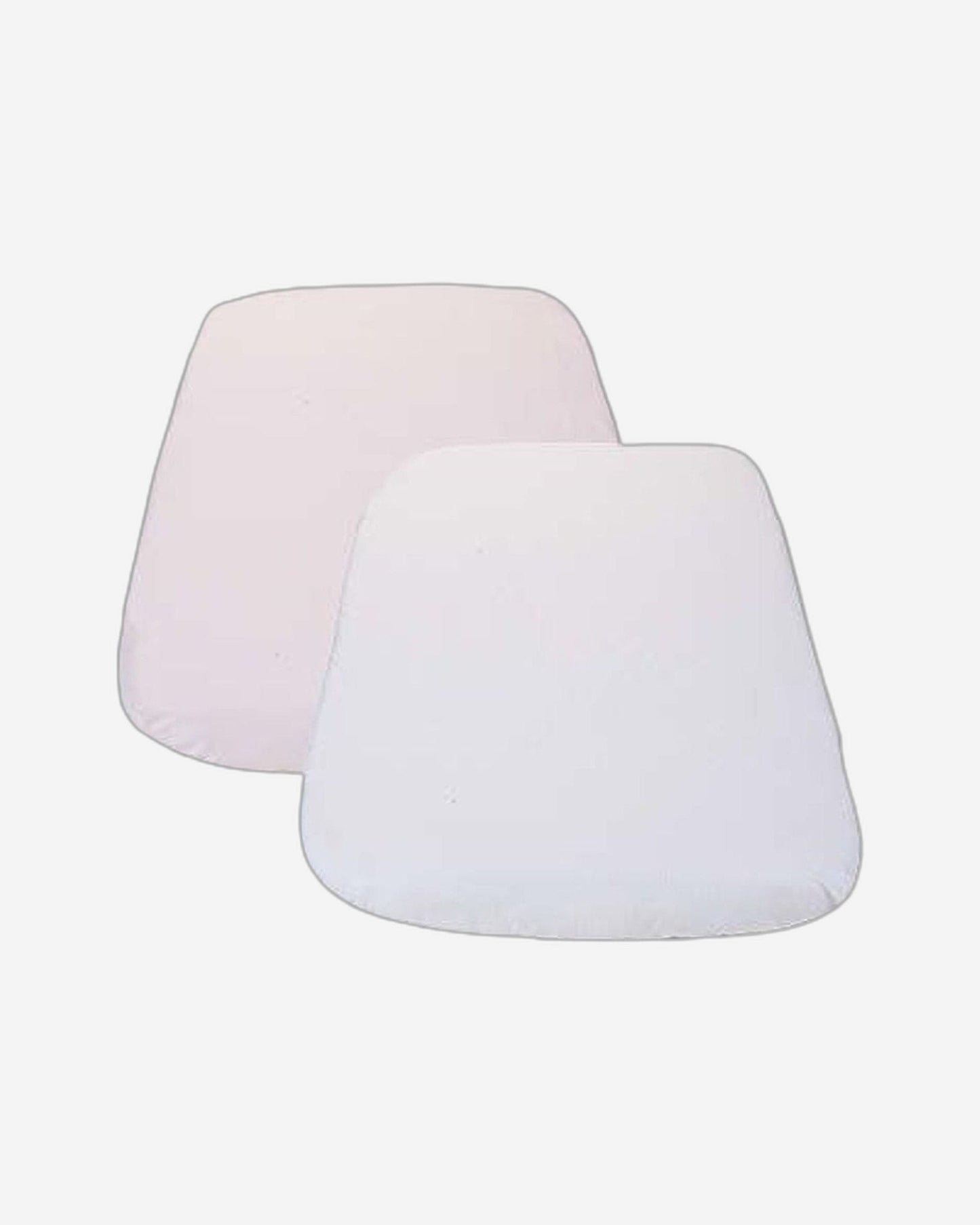 CHICCO CRIB SET 2 FITTED SHEETS FOR NEXT2ME FOREVER PINK POIS