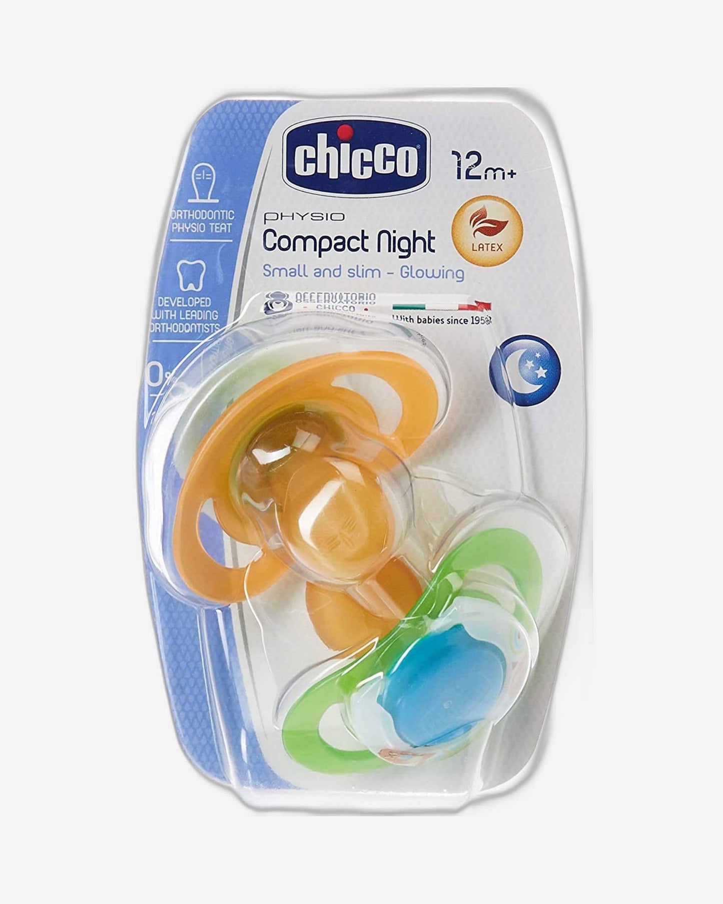 CHICCO PHYSIORING LUMI 12M 2PCS