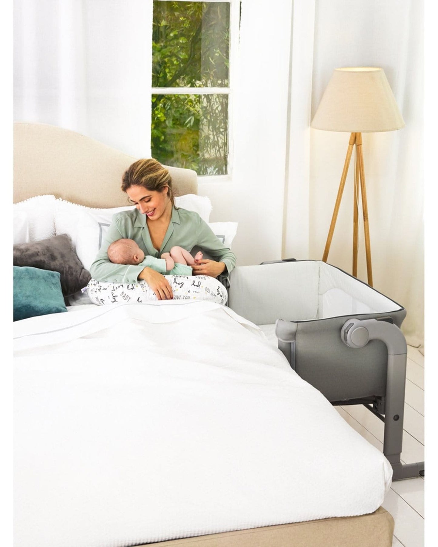 CHICCO NEXT2ME MAGIC CRIB 0-6M COOL GREY