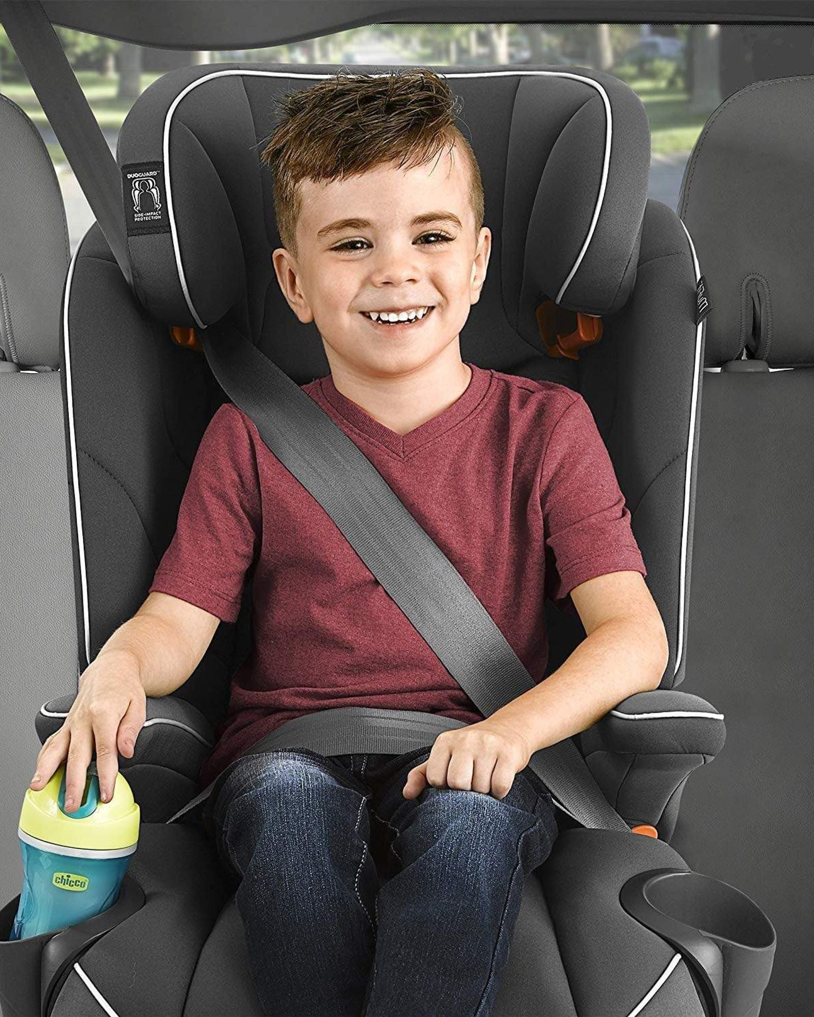 MYFIT HARNESS + BOOSTER CAR SEAT GARDENIA