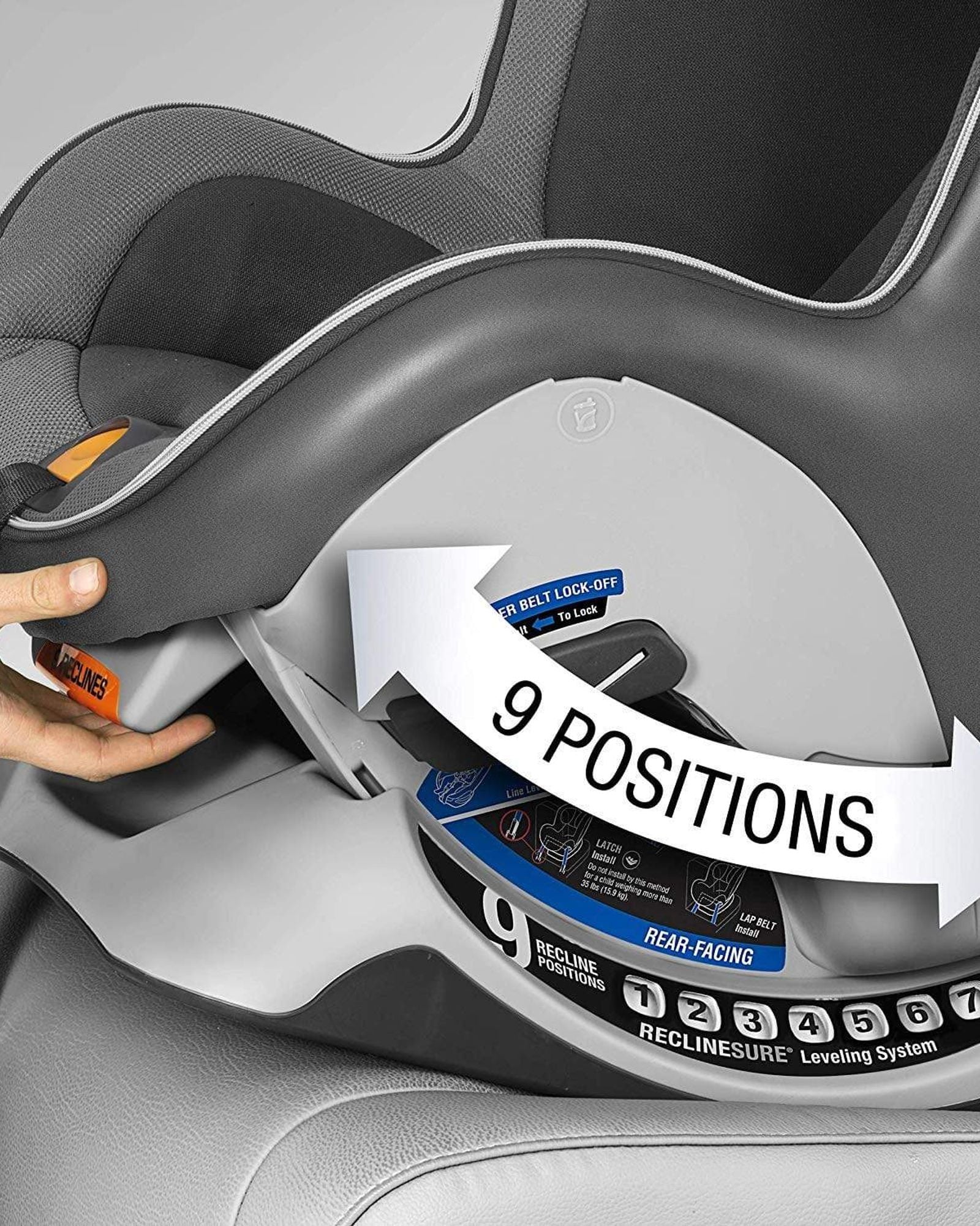 NEXTFIT ZIP AIR CONVERTIBLE CAR SEAT ROSSO