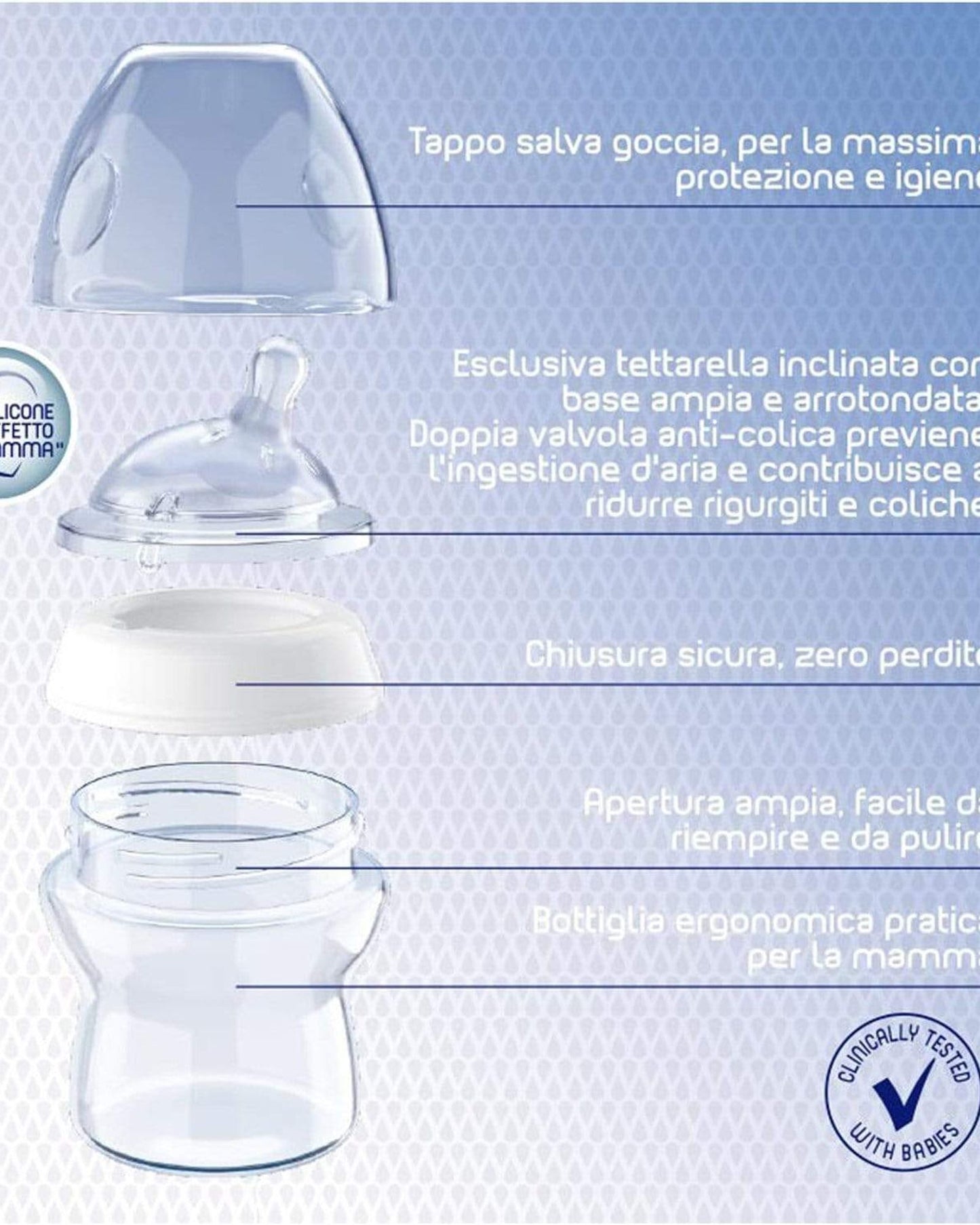 Chicco Natural Feeling Feeding Bottle for 6 Months and Above Baby 330ml - Pink - CH80837-11