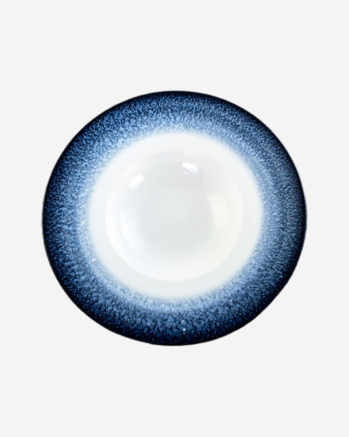 Shallow Reactive Scandi Soup Plate 24cm Blue