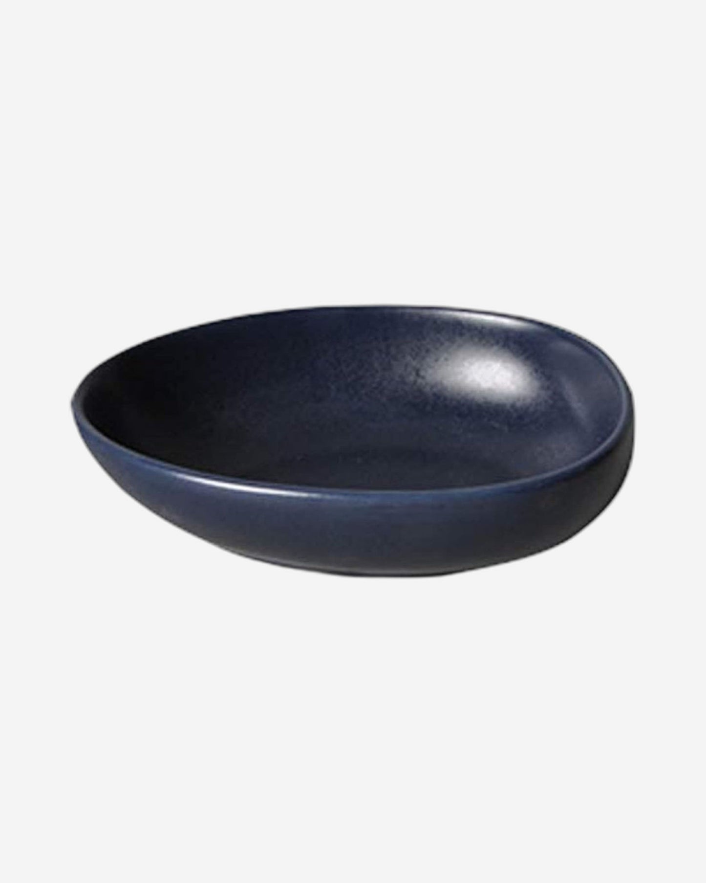 Shallow 21cm Soup Plate - Matt Dark Blue | Elegant and Durable Kitchen Tableware