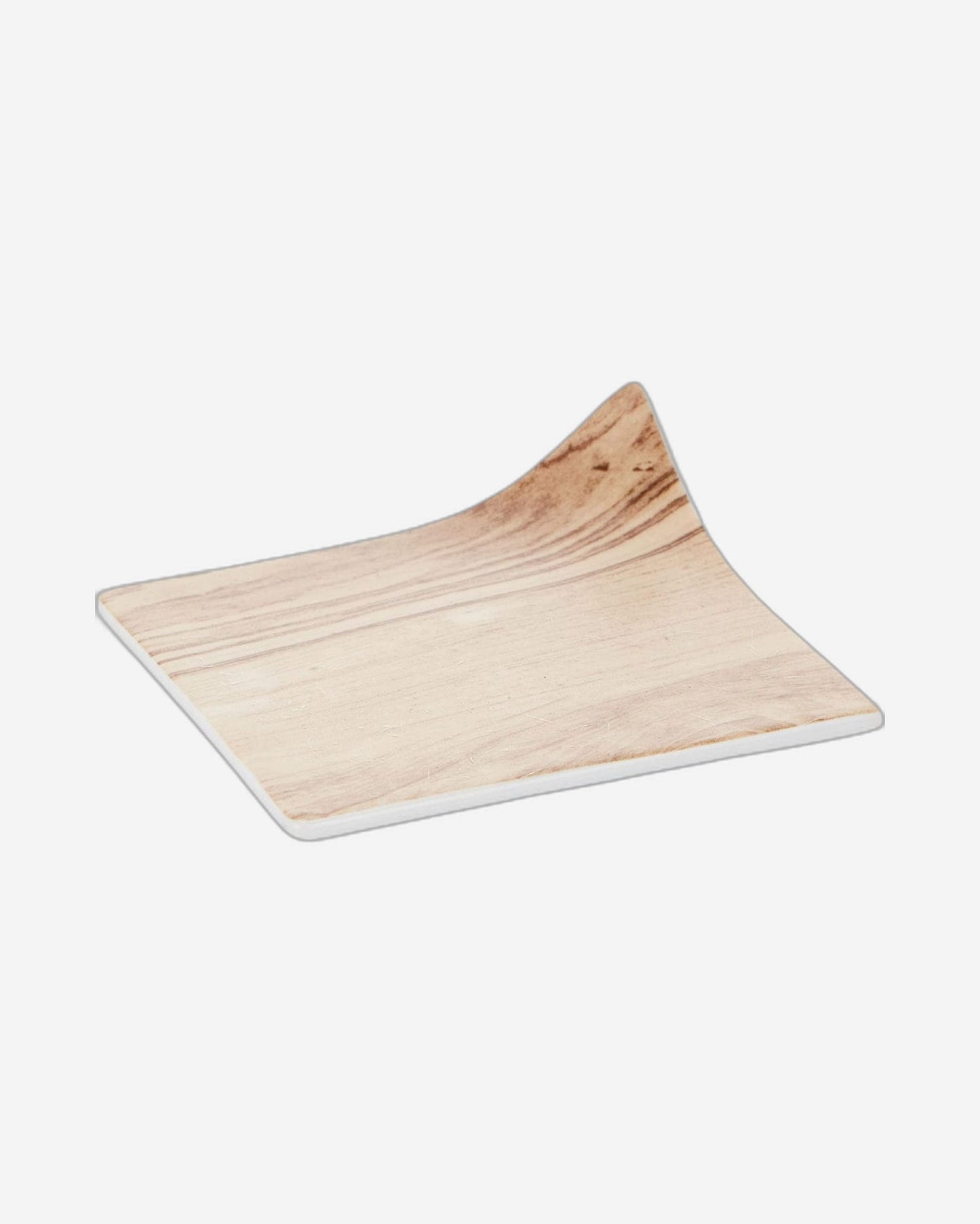 Shallow Serving Platter with 4 Small Dishes - 24.5x24.5x4cm | Ceramic Serving Tray Set for Appetizers, Snacks, and Dips