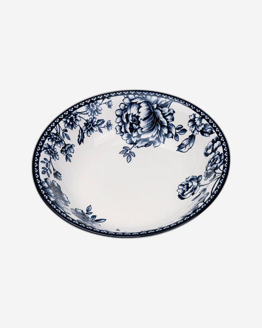 Claytan Rhapsody Collection 9 Inch Dark Blue Ceramic Salad Bowl (Set of 1)