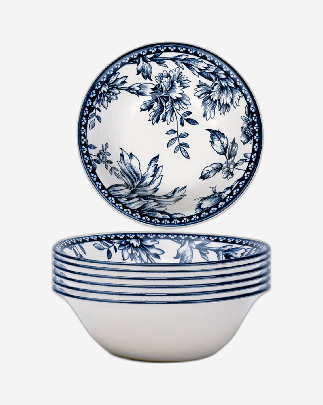 Claytan Rhapsody Collection 6 inch Dark Blue Ceramic Cereal Bowl (Set of 1)