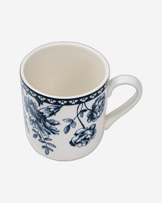 Claytan Rhapsody 370ml Dark Blue Ceramic Mug (Set of 1)