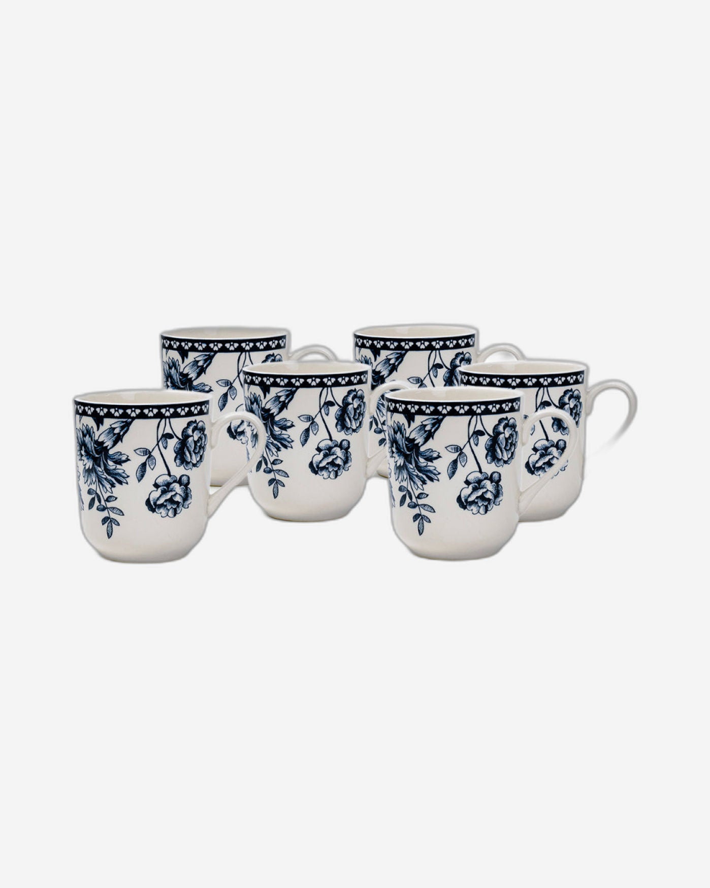Claytan Rhapsody 370ml Dark Blue Ceramic Mug (Set of 1)