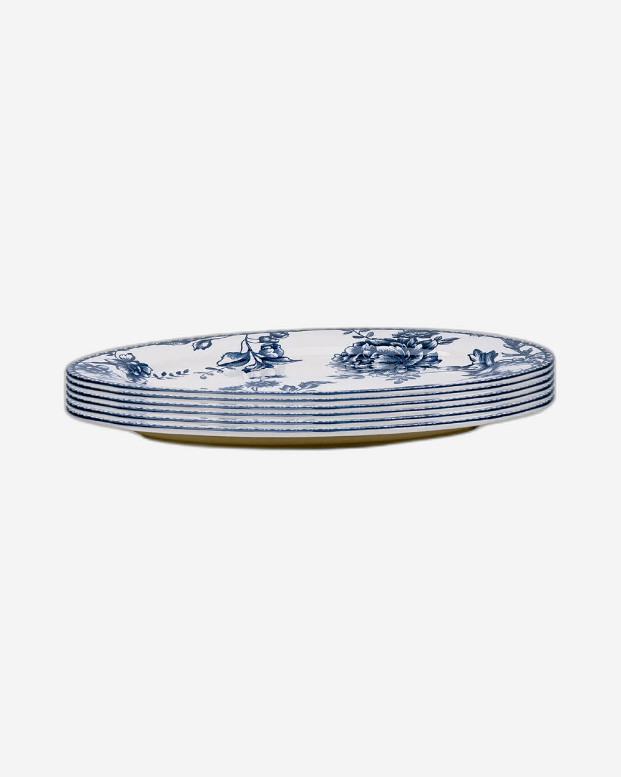 Claytan Rhapsody 14.2-Inch Dark Blue Ceramic Oval Platter (Set of 1)