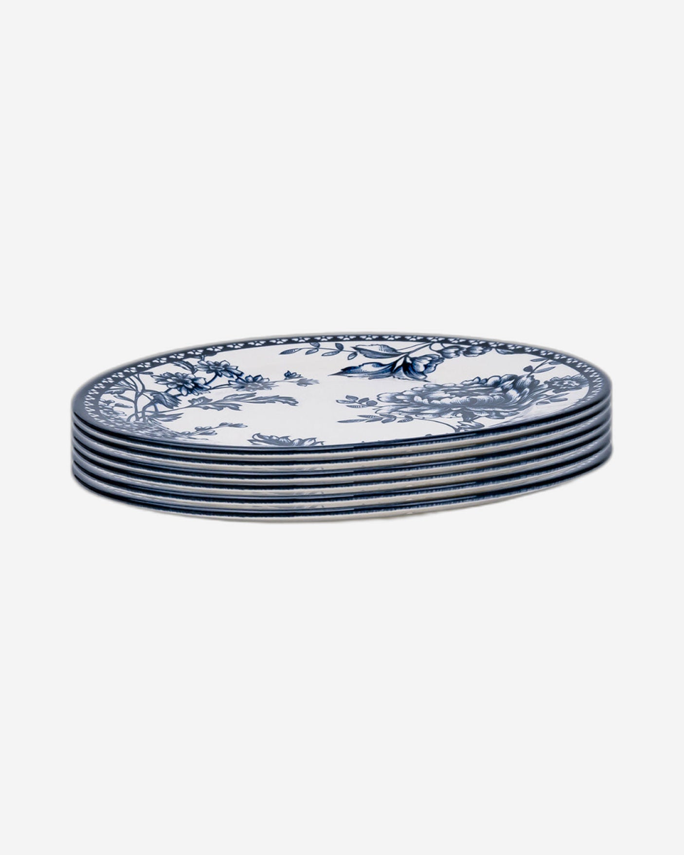 Claytan Rhapsody 8-Inch Dark Blue Ceramic Salad Plate (Set of 1)