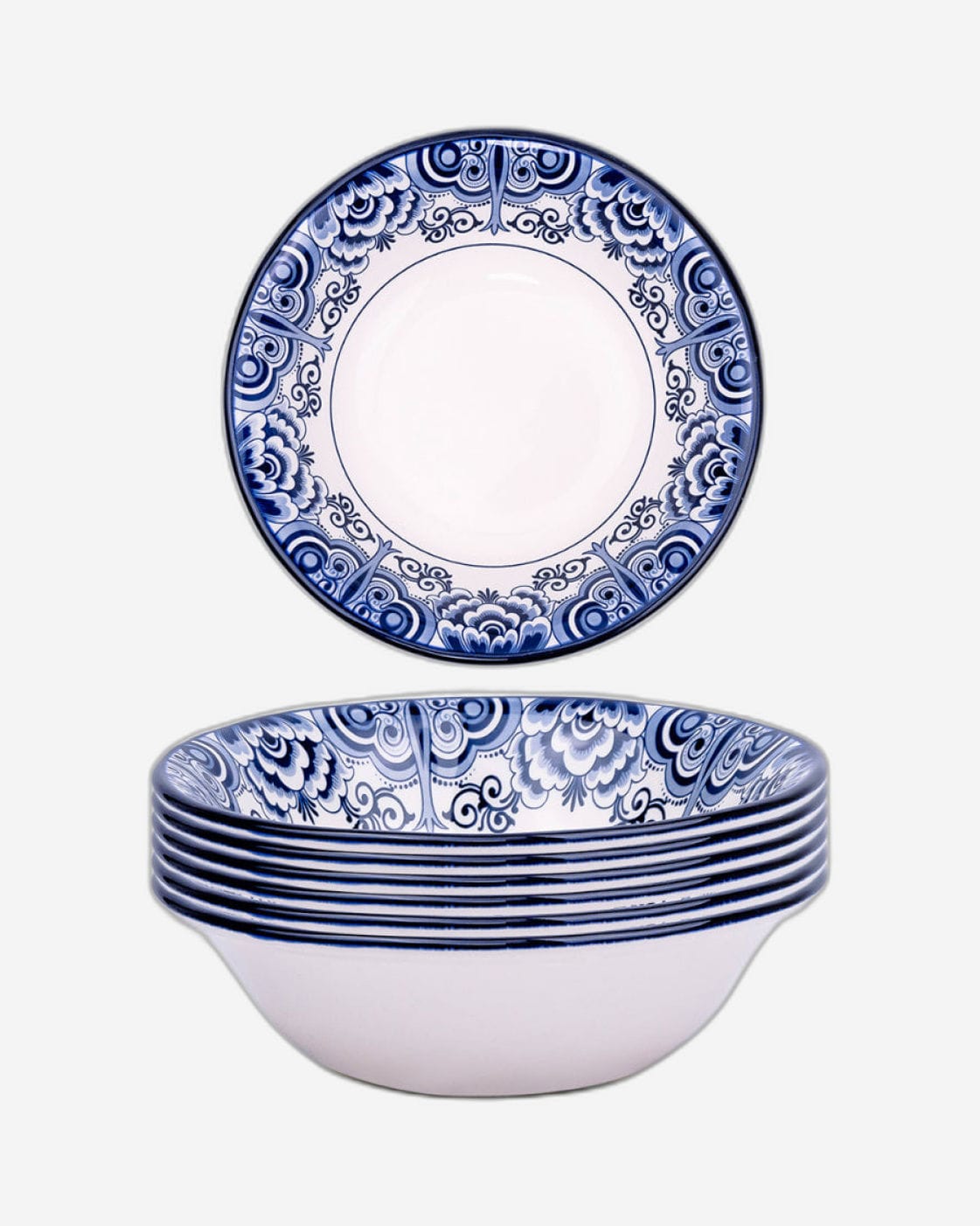Claytan Lighthouse Blue 6-Inch Ceramic Cereal Bowl (Set of 1)