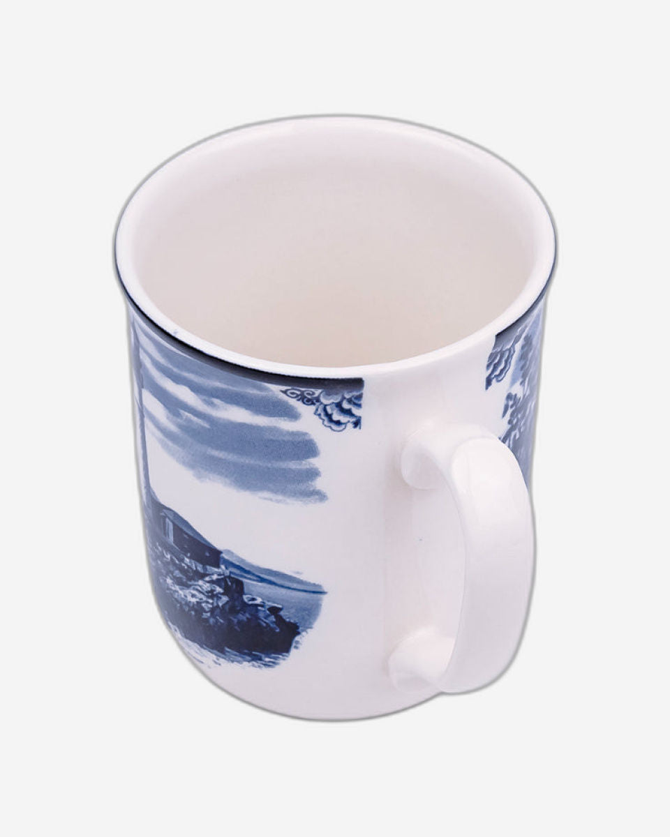 Claytan Lighthouse Blue 370ml Ceramic Mug (set of 1)