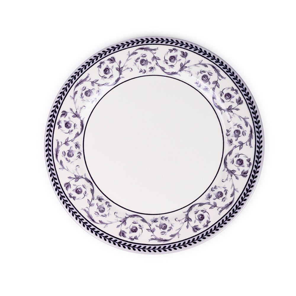 Claytan Callista Purple 8.2 inch Ceramic Salad Plate (Set Of 1)