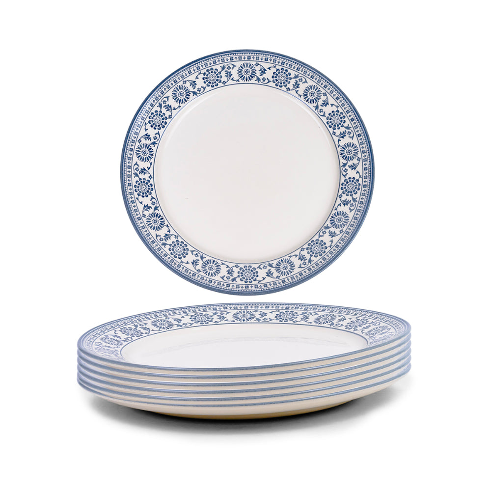 Claytan Plethora 12 inch Porcelain Chop Plate (Grey & White, Set Of 1)