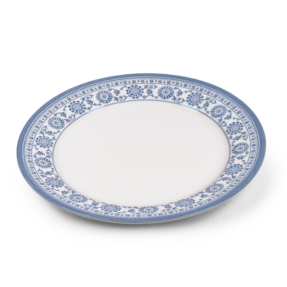 Claytan Plethora 10.5 inch Porcelain Dinner Plate (Grey & White, Set Of 1)