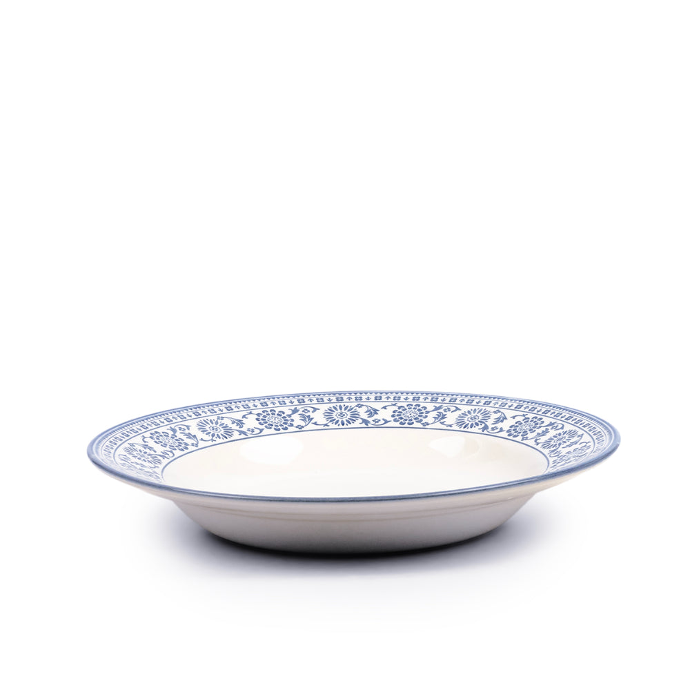 Claytan Plethora 8 inch Ceramic Salad Plate (Grey & White, Set Of 1)