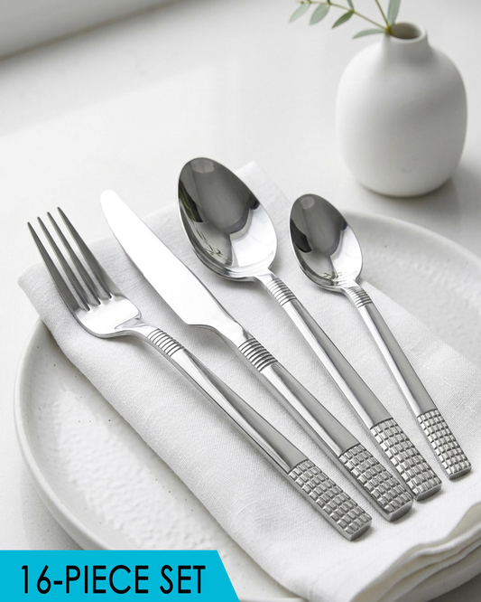 Cuisine Art JANE Cutlery Set 16 pcs Silver