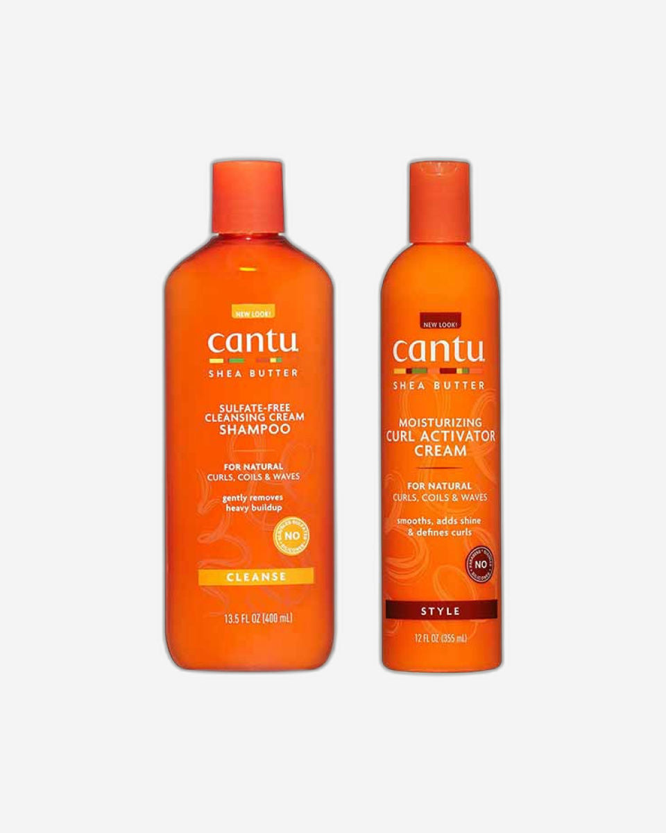 Cantu Shampoo 400ml + Curl Activator Cream 355ml