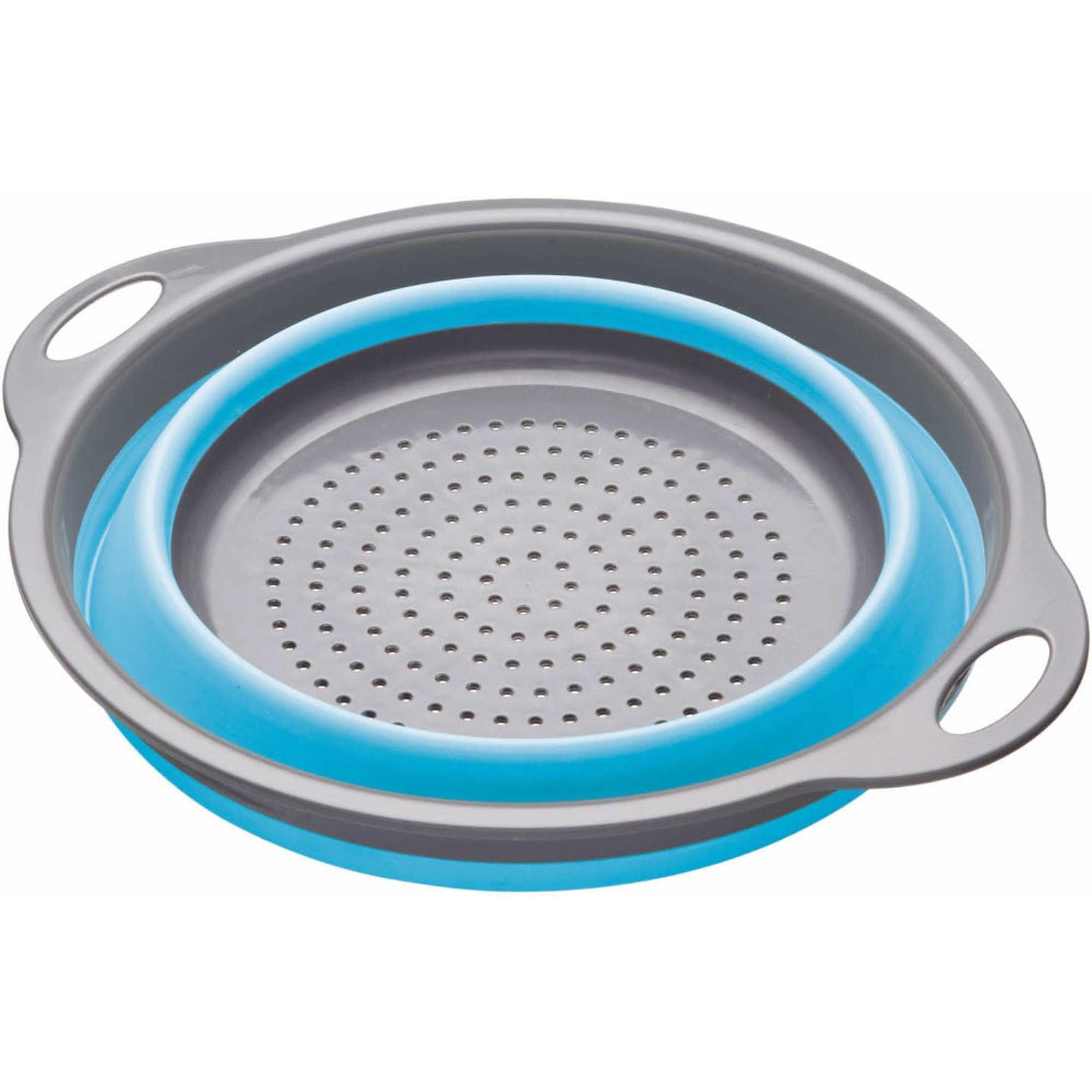 Cw Br Colander 24Cm Collapsible Blue