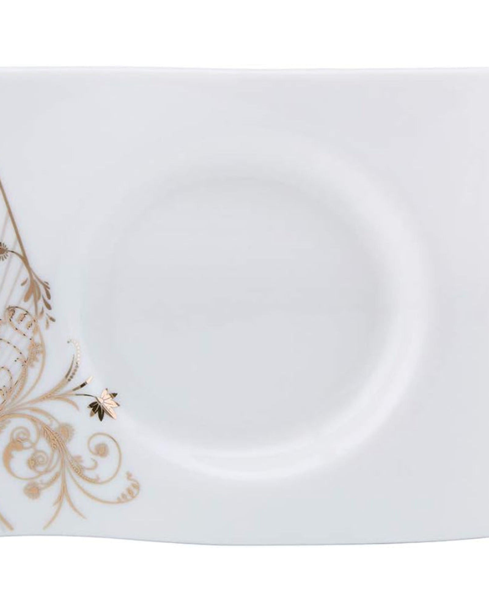 Shallow Porcelain Cup and Saucer Set, 12 Pieces, 200ml | Elegant White Tea and Coffee Set