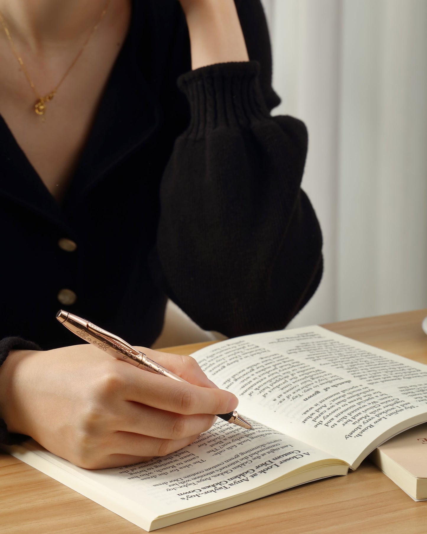 Cross Century II Cherry Blossom Rose Gold Rollerball Pen