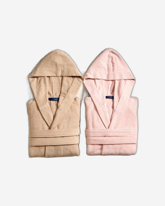 Christy "Brixton" Bathrobes in Pebble