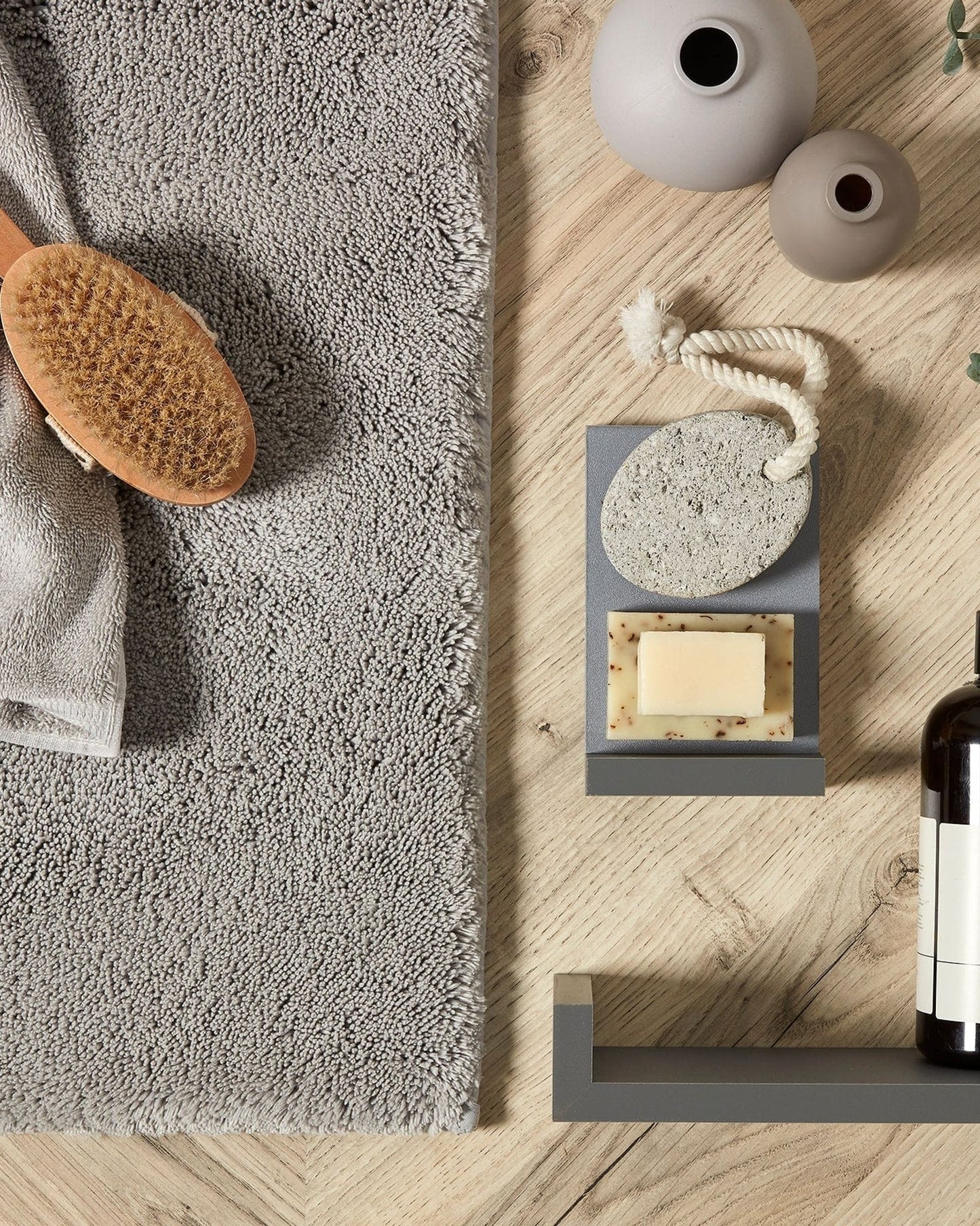 Christy Bath Rug Deep Pile Cream