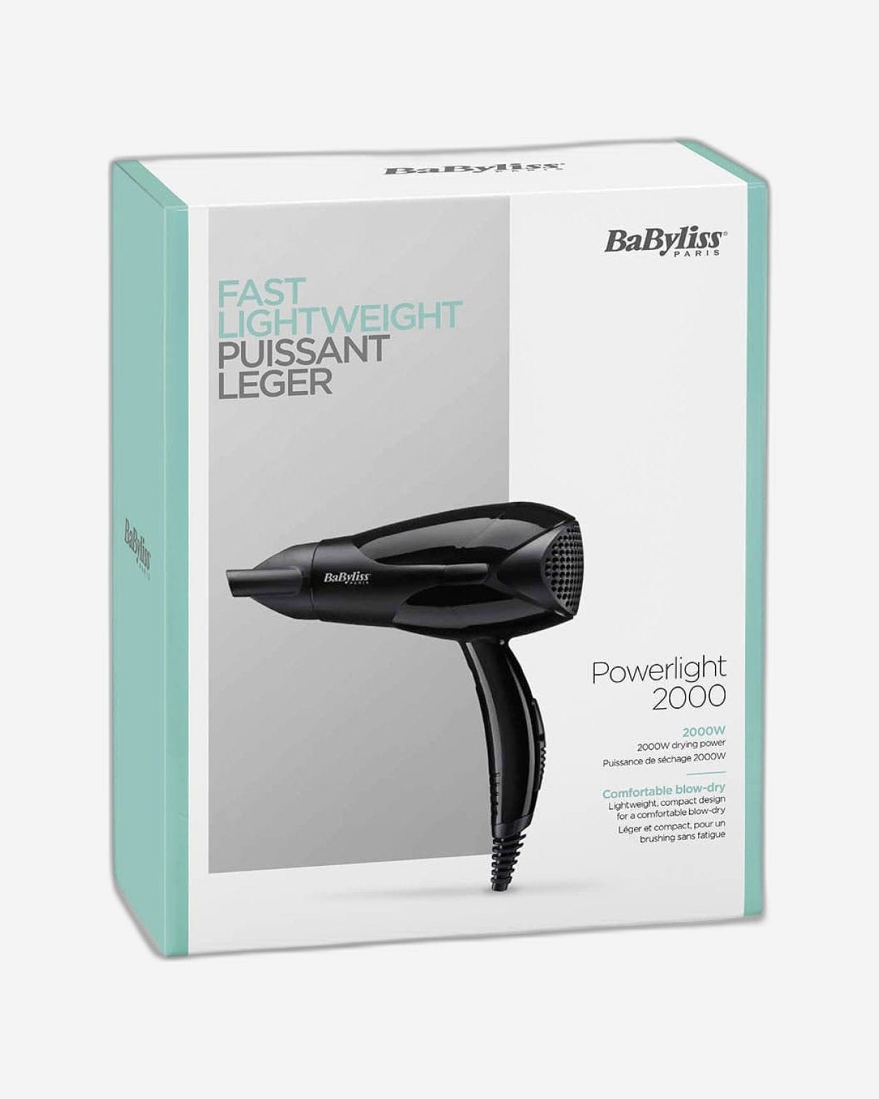 BaByliss Lightweight Hair Dryer with Compact Design