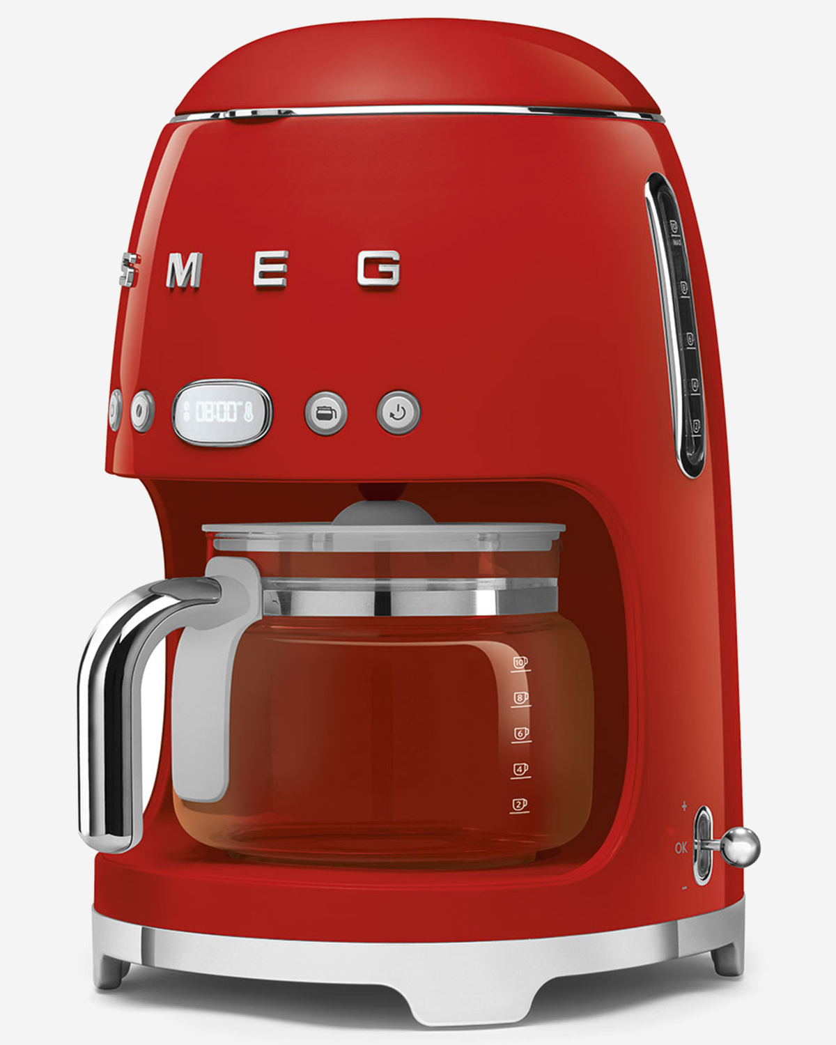 SMEG Drip Filter Coffee Machine Red - DCF02RDUK