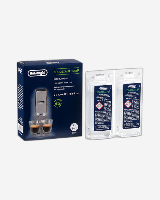De'Longhi EcoDecalk Mini Coffee Machine Descaler Pack of 2