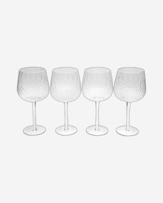 Ladelle Jasper 4Pk Gin Glass