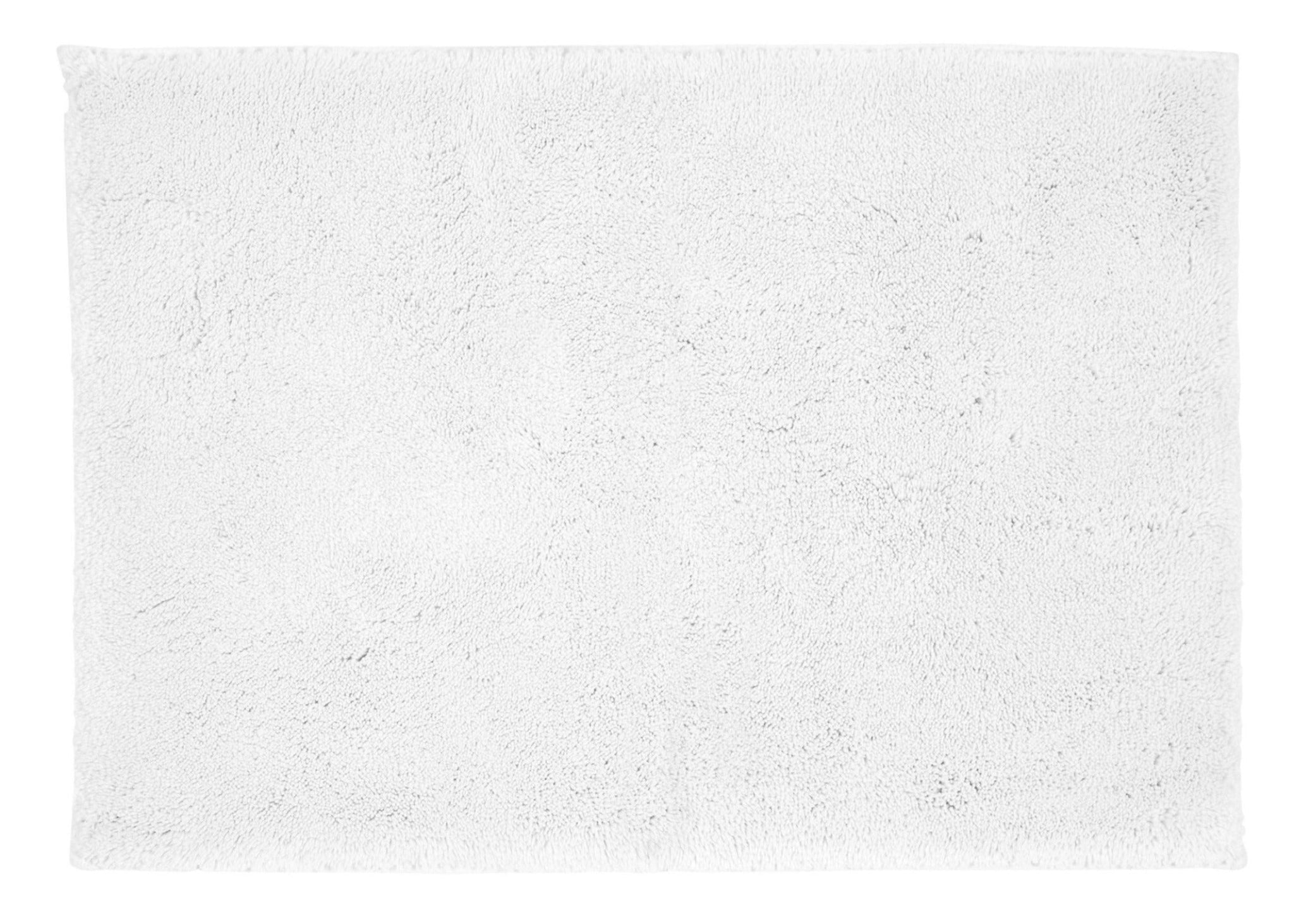 Christy Bath Rug Deep Pile White