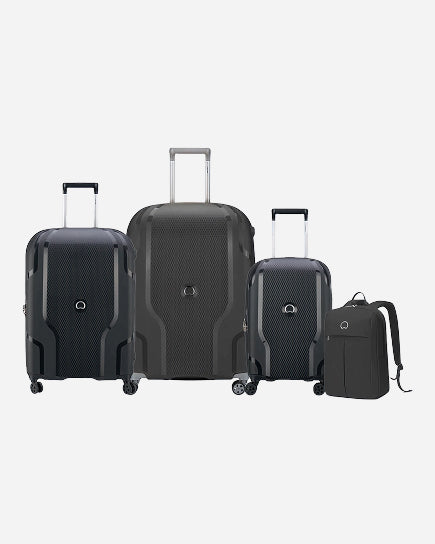 Delsey Paris Clavel 3 Piece Luggage Set + Free Agreable Backpack