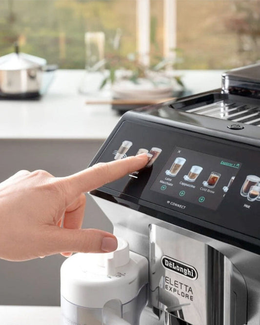 De'Longhi Eletta Explore Automatic Bean-to-Cup Coffee Machine with Cold Brew