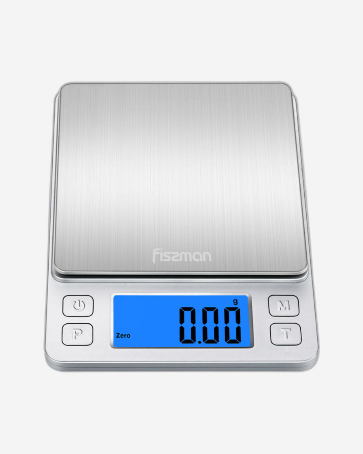 Fisman Electronic Kitchen Scales 14x10.5x1.7cm with Two Additional Trays
