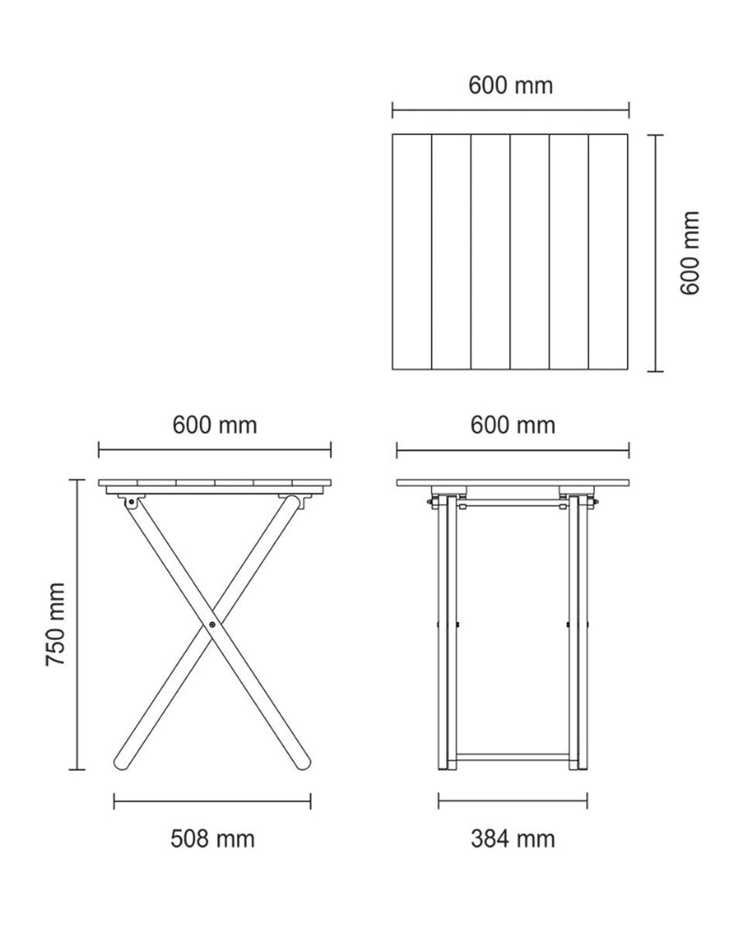 Tramontina Lille Folding Set 3Pc
