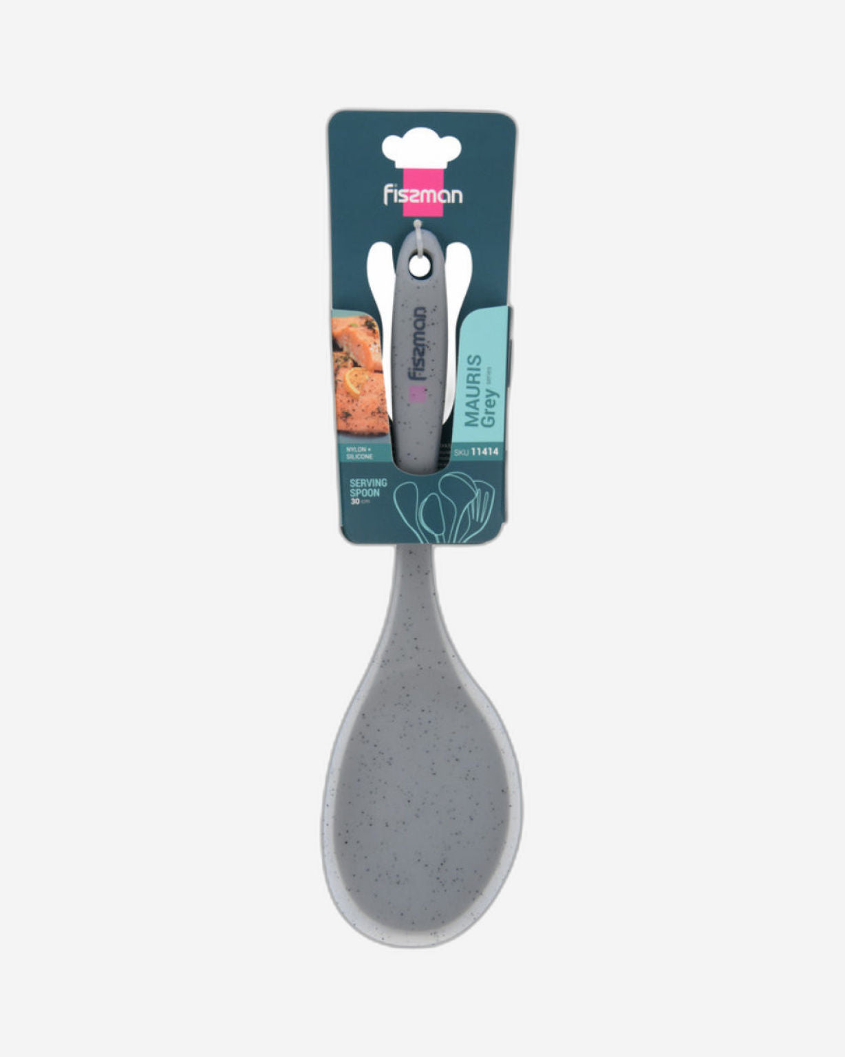 Fissman Serving Spoon Mauris Grey 30cm