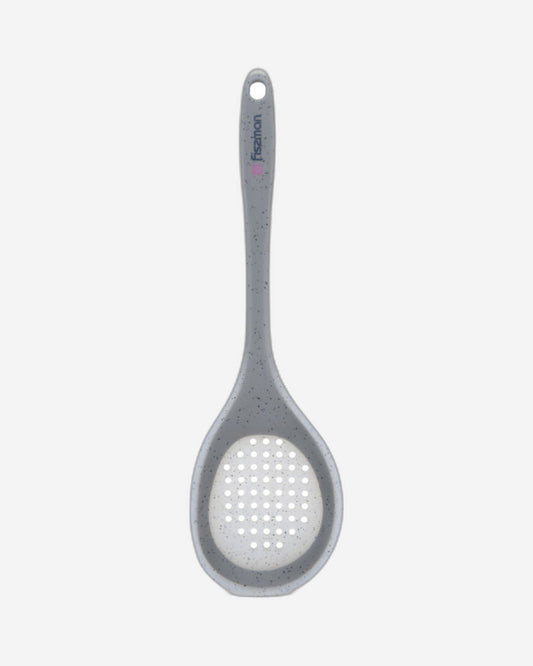Fissman Slotted Spoon Mauris Grey 34cm (Nylon + Silicone)