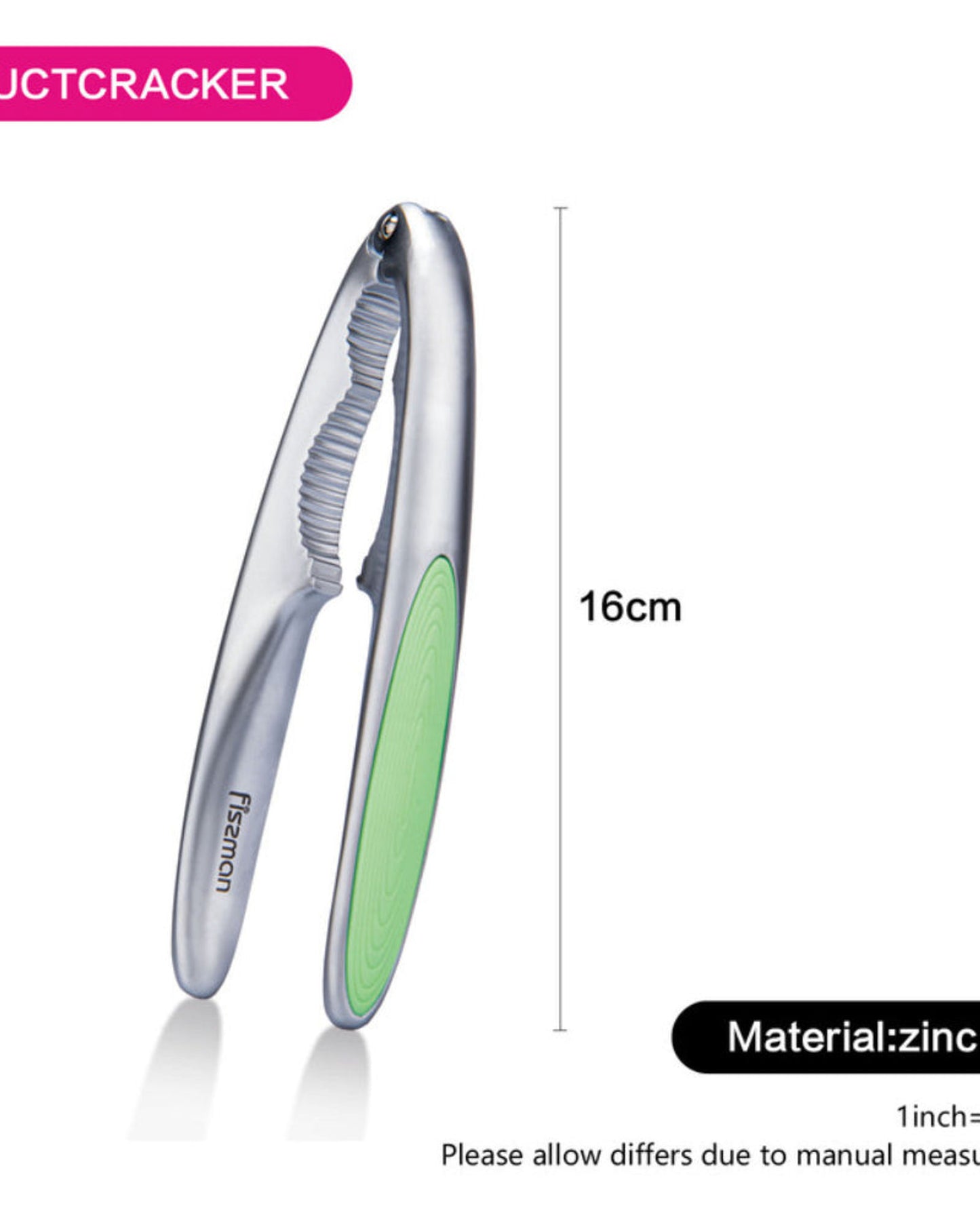 Fissman Nutcracker Zinc Alloy Luminica Series Green 16cm