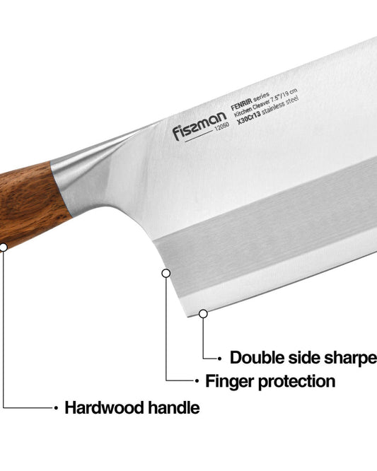 Fissman Cleaver Knife Fenrir 7.5Inch