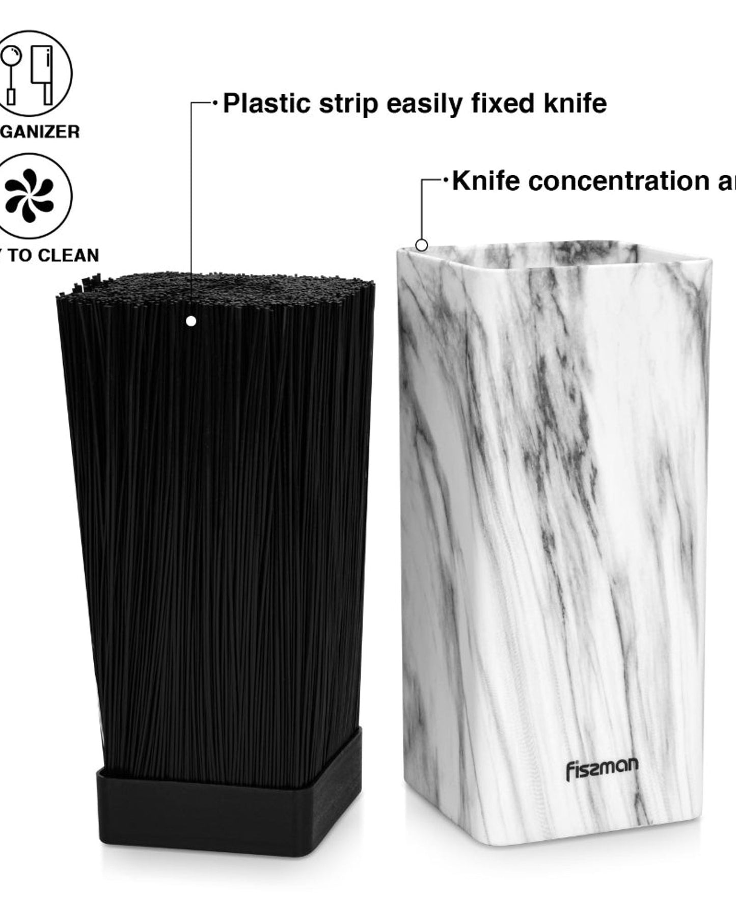 Fissman Knife Organizer Flexible Bristles 22cm