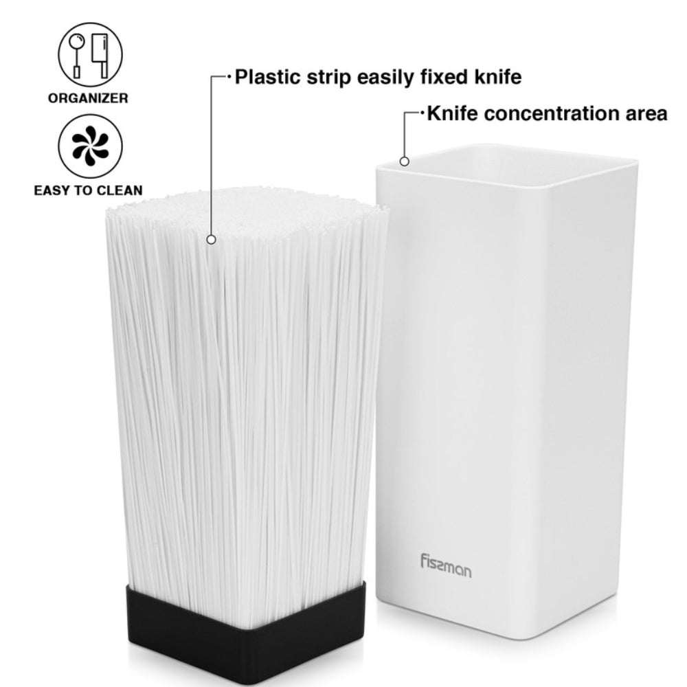 Fissman Knife Organizer Square White 22cm