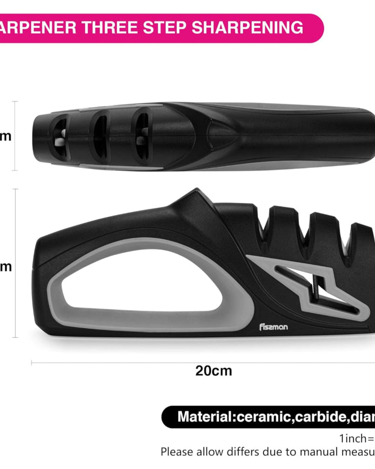 Fissman Knife Sharpener Three Step