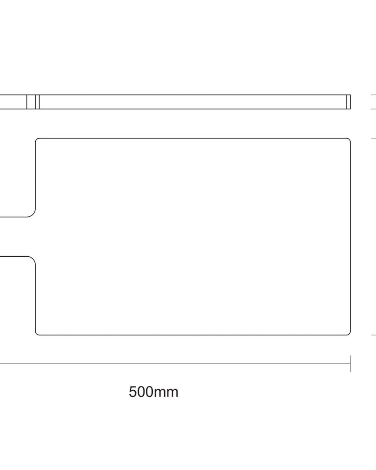 Tramontina Rectangular Board 50x25cm