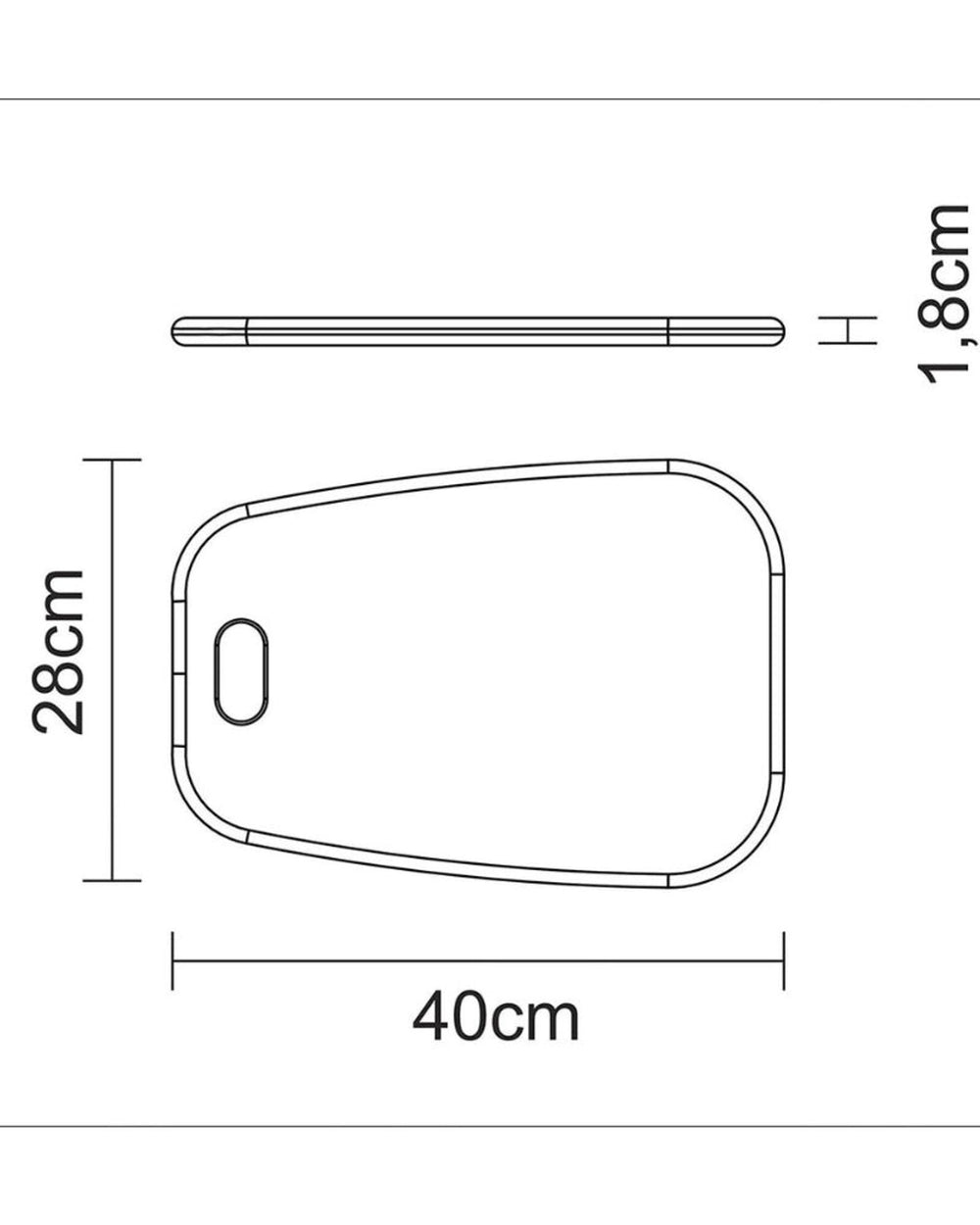 Tramontina Cheese Board 40x27cm Rectangle
