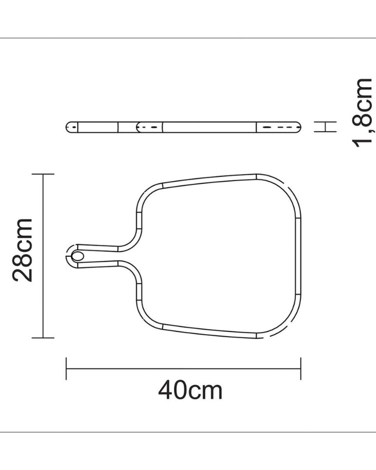 Tramontina Cheese Board 40x27cm Oval