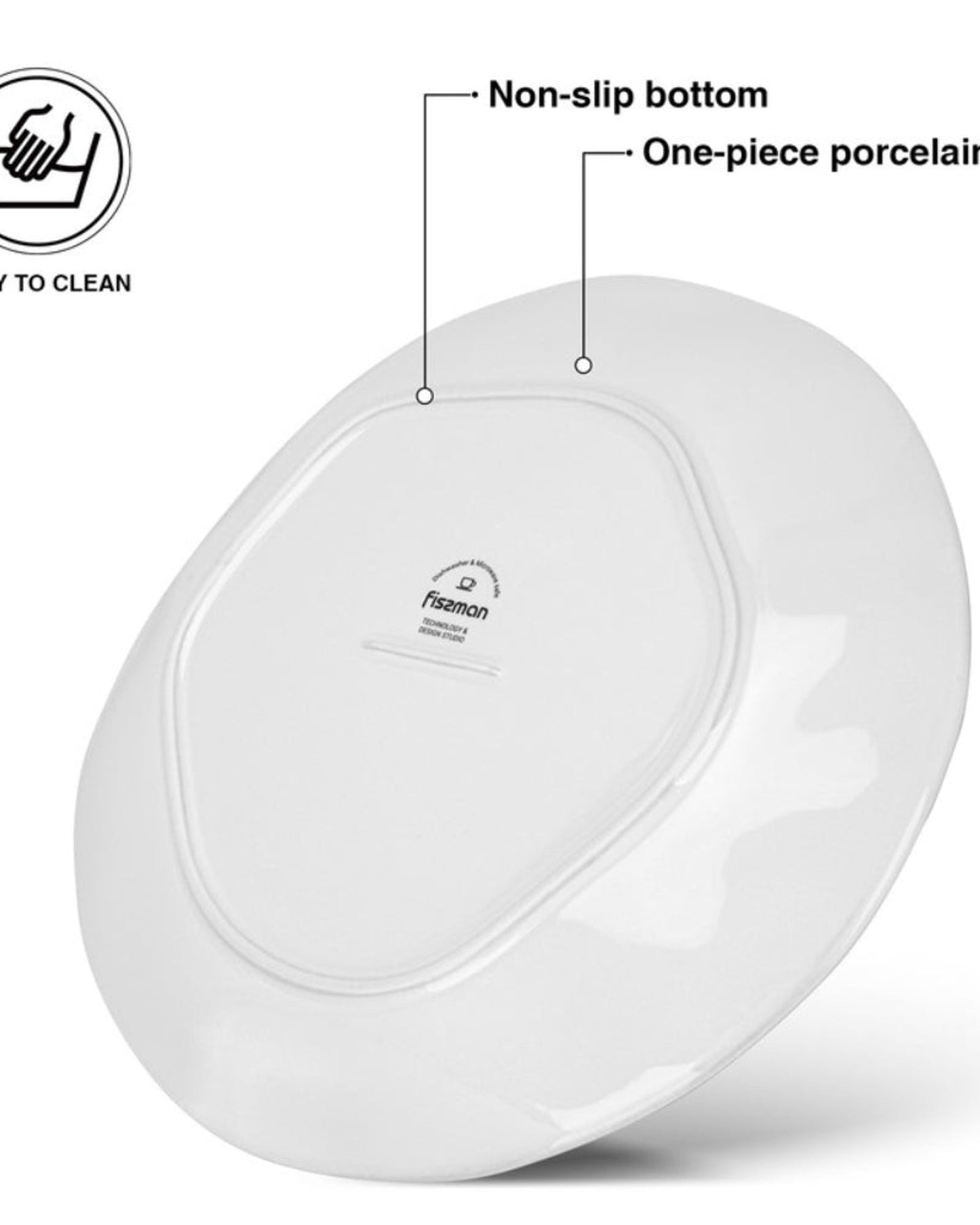 Fissman 2-Piece Plates GALACTICA 26cm Porcelain