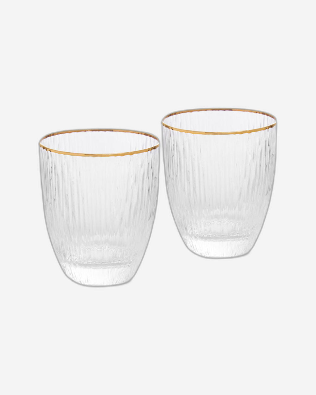 Fissman 2-Piece Glasses 400ml Glass